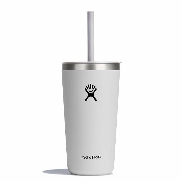 20 oz All Around™ Tumbler with Straw Lid - White Z9